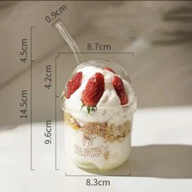 Household Transparent High Borosilicate Glasses (Option: Relaxed Style)